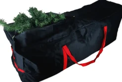 Happy Shopper Kerstspullen Opbergers^Kerstboom Opbergtas - Opbergoes - Opbergzak - Kerst Opbergen - Kunstkerstboom Tas - Zwart/Rood - 47 X 36 Cm - Kerstcadeau