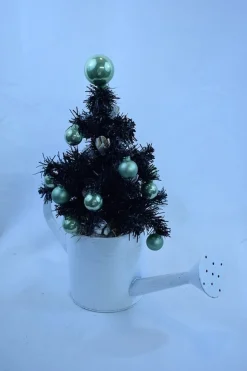 ZoeZo Design Kerstboom (Pje) In Metalen Gieter. Hoogte 37 Cm O 12 Cm Br 32 Cm, Kerststukje Flash Sale
