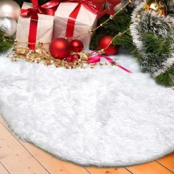 ’merkloos’ Kerstboomstandaarden^Kerstboomrokken - 3 Kleuren - Kerstboom Kleed - 100 Cm - Imitatiebont - Hoogwaardige Kwaliteit