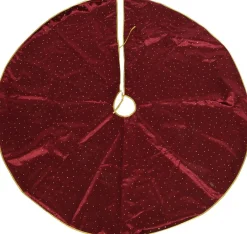 Decoris Kerstboomstandaarden^Kerstboomrok/Kerstboom Kleed Rood 120 Cm - Kerstboom Rok/Rokken
