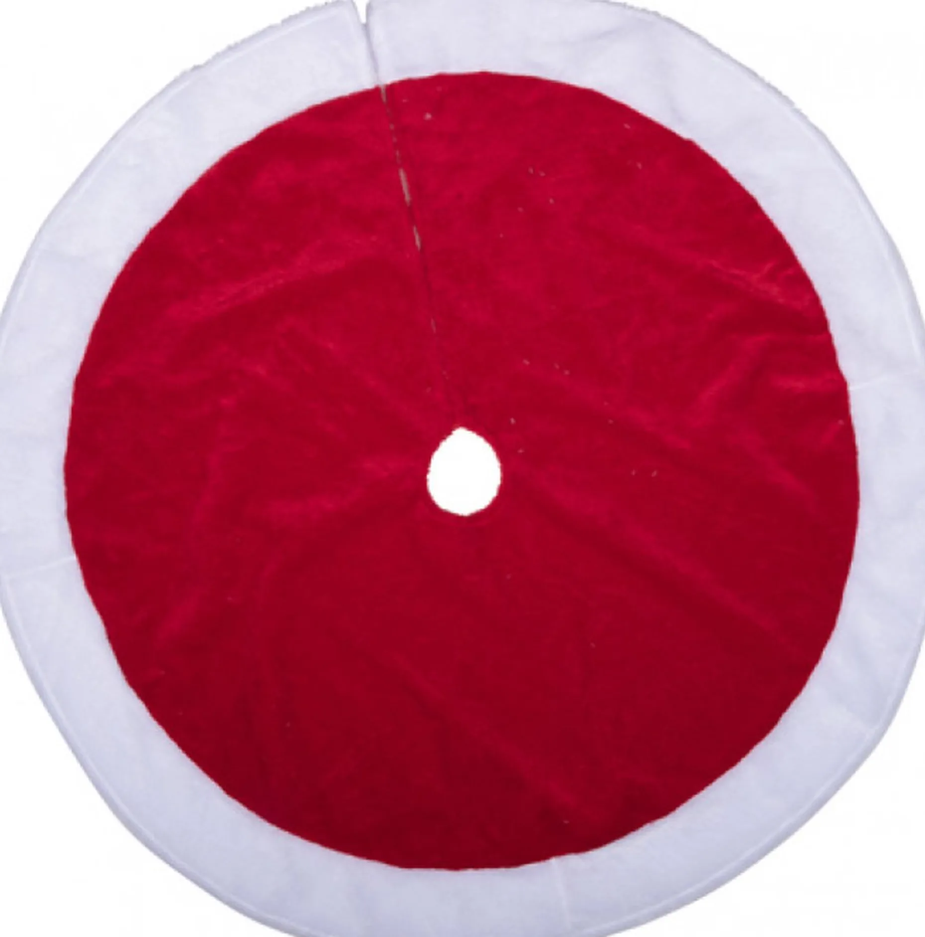 Christmas gifts Kerstboomstandaarden^Kerstboomrok - Kerstboom Kleed - Kerstversiering 100Cm - Rood/Wit