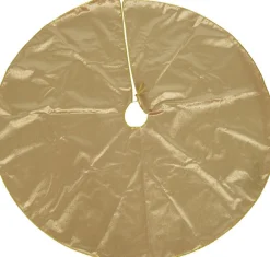 Decoris Kerstboomstandaarden^Kerstboomrok/Kerstboom Kleed Goud 120 Cm - Kerstboom Rok/Rokken