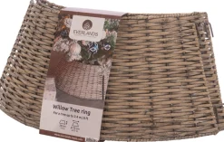 Decoris Kerstboomstandaarden^Kerstboomrok/Kerstboommand Grijs D57 X H28 Cm Voor Een Kerstboom Tot 180 Cm - Kerstboommanden/Kerstboomrokken