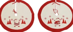 Decoris Kerstboomstandaarden^Kerstboomrok Kerstman 2 Assorti