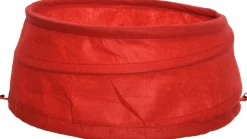 Decoris Kerstboomstandaarden^Kerstboomrok Pop Up Linnen Rood