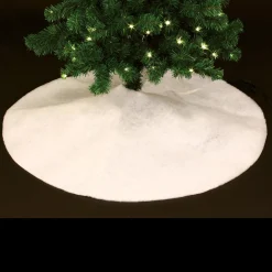 Fééric Lights and Christmas® Kerstboomstandaarden^Kerstboomrok Sneeudeken Met Glittertjes - 100 Cm Dia - Kerstdecoratie - Sneeuw