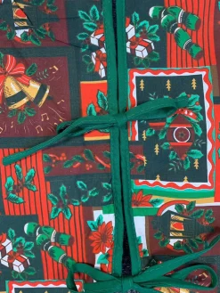 Lemetex Kerstboomstandaarden^Kerstboomrok - Treeskirt - Rood-Groen - Kerstprint