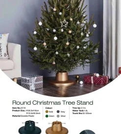 Famiflora Kerstboomstandaarden^Kerstboomstandaard Met Klem - Kerstboomvoet Voor Kerstbomen Tot 210Cm Hoogte