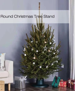 Famiflora Kerstboomstandaarden^Kerstboomstandaard Met Klem - Kerstboomvoet Voor Kerstbomen Tot 210Cm Hoogte