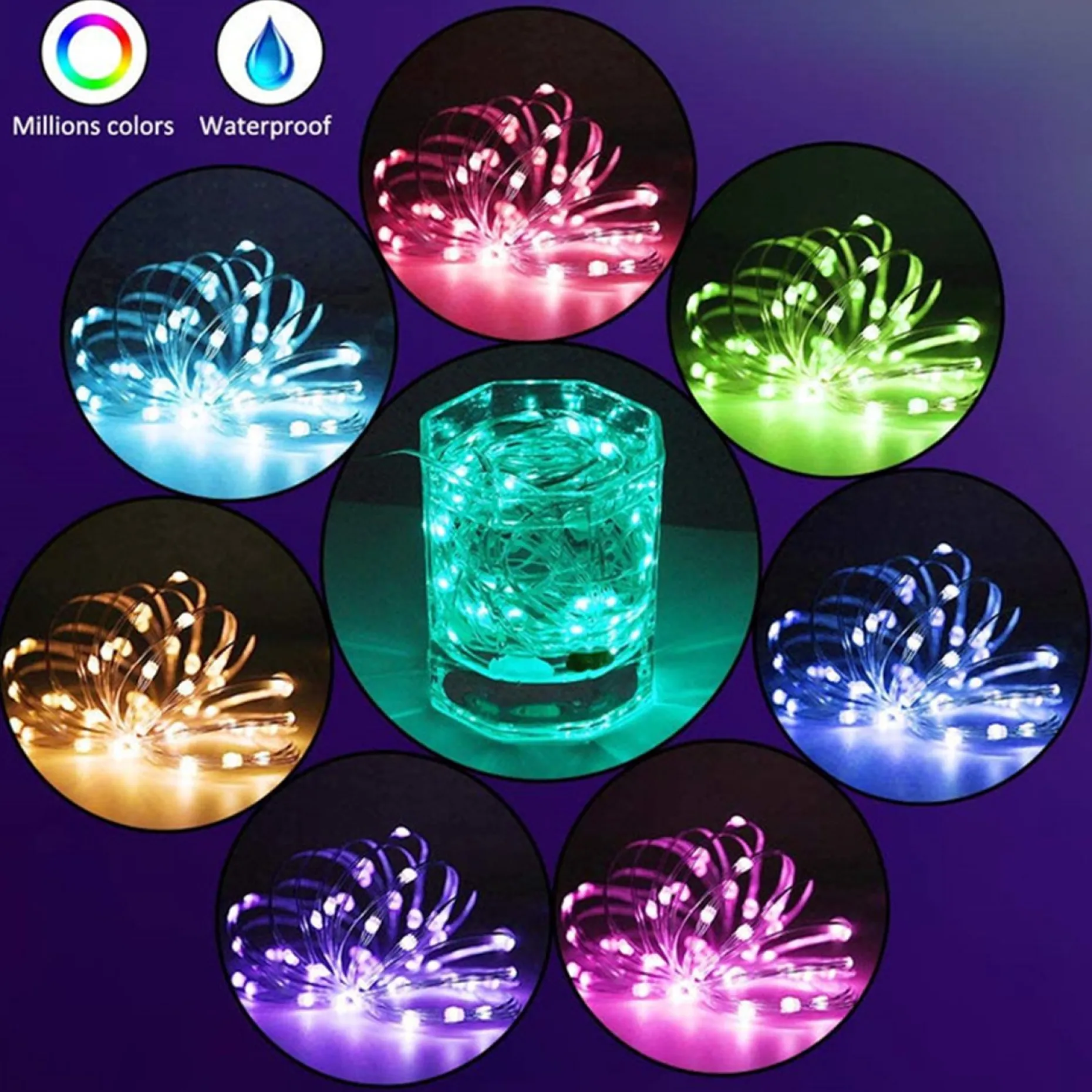 Merkloos Kerstboomverlichting^Kerstboomverlichting- Kerstverlichting - Led Verlichting - Smart Incl App + Usb - Kerstversiering - Kerstboom Licht