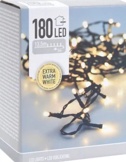 Merkloos Kerstboomverlichting^Kerstboomverlichting - 13,5 Meter - 180 Led's Binnen & Buiten