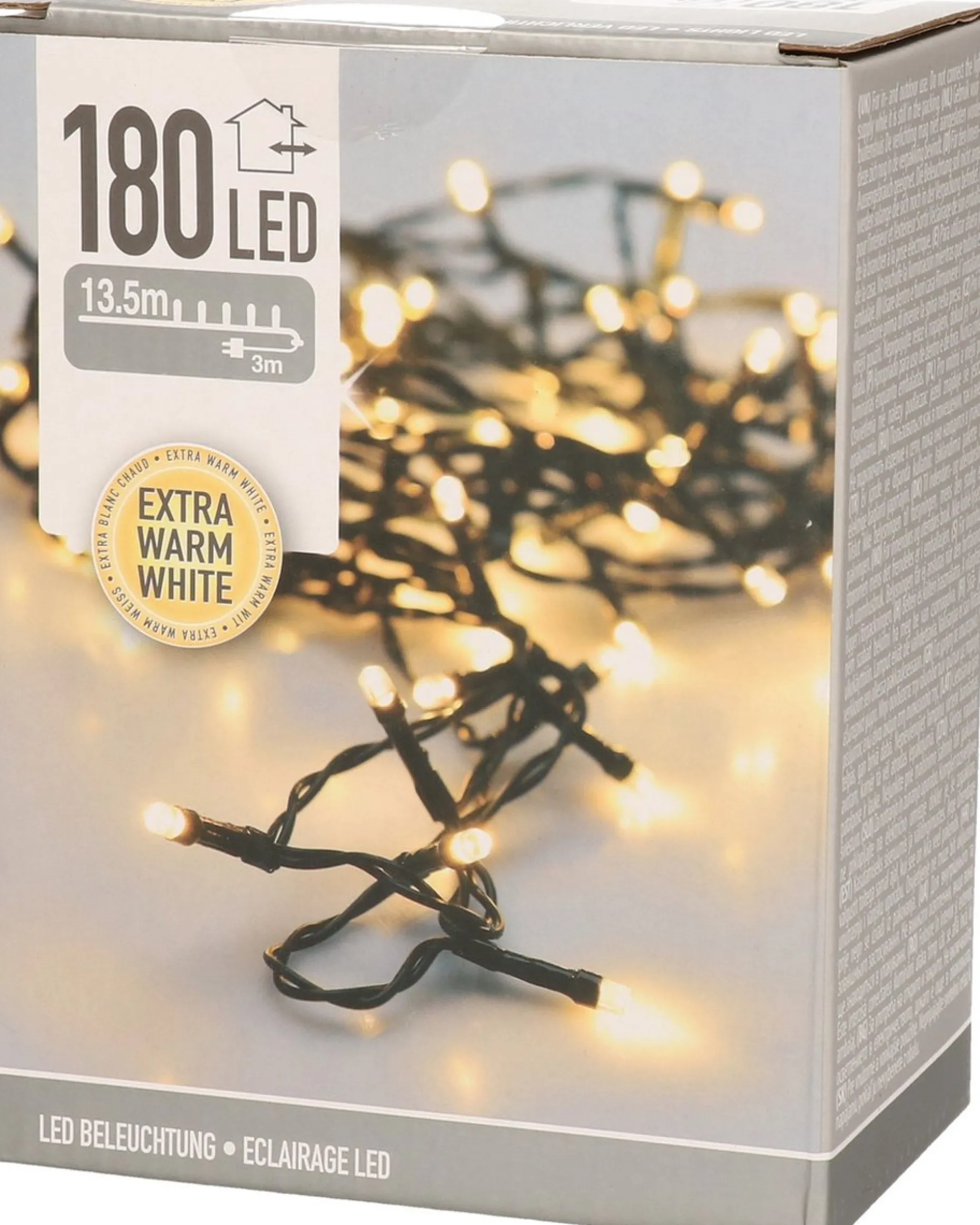 Merkloos Kerstboomverlichting^Kerstboomverlichting - 13,5 Meter - 180 Led's Binnen & Buiten