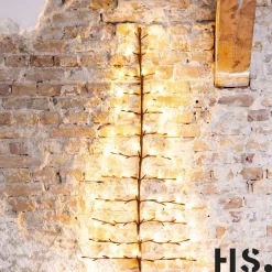 Home Society Decoratieve Kerstbomen^Kerstboom - Voor Aan De Muur - Inclusief Led Lampjes