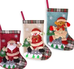 Merkloos Kerst Decoratie Voor Binnen - Kerstkous 3 Stuks Clearance