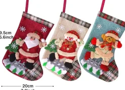 Merkloos Kerst Decoratie Voor Binnen - Kerstkous 3 Stuks Clearance