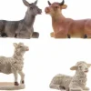 Decoris Kerst Dierenbeeldjes Van Polystone 9 Cm 8 Stuks Hot