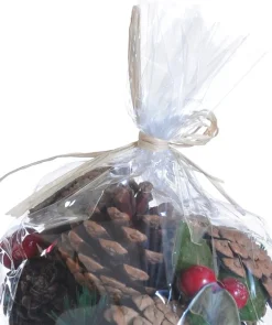 Naturn Christmas Kerst Diy Knutselen Pakket Van | 9 X 9 X 16 Cm | Duurzame Kerstdecoratie Set | Kerstpakket Decoratie | Rood Shop