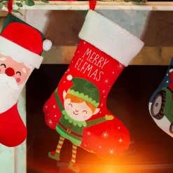 Sass u0026 Belle Kerstelf Christmas Stocking Van Sass & Belle - Decoratie Kerstsok Met Kerst Elf Met Bungelende Beentjes Store