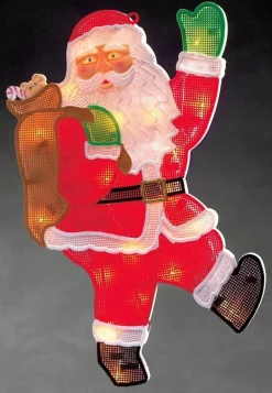 Konst Smide Verlichte Kerstfiguren^Kerstfiguur Voor Binnen - Kerstman - 20 Leds - 45 Cm Hoog