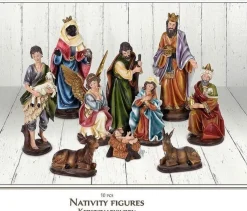Nampook Kerstgroep - Kerstbeeldjes Voor Kerststal - Set Van 10 Stuks - 8 Tot 20 Cm Discount