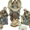 Decoris Kerstgroep Poly 11 Fig.H15 Cm Ntrl Hot