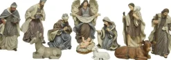Decoris Kerstgroep Poly 11 Fig.H15 Cm Ntrl Hot