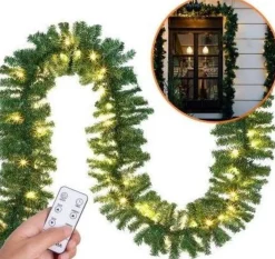 Casaria Kerstguirlande - 5 M En 5 M Stroomkabel - 100 Led - Afstandsbediening Clearance