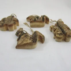 ZoeZo Design Kersthanger, Set Van 10 Assorti, Hout: Afm: Circa 7 X 7 X 2 Cm Bruin Sale