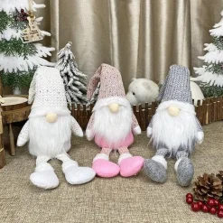 Merkloos Kerst Kabouter Faceless Poppetjes Set Van 3 Discount