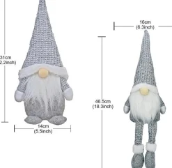 Merkloos Kerst Kabouter Faceless Poppetjes Set Van 3 Discount