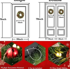 * Kerstkrans - Christmas Decoration Store