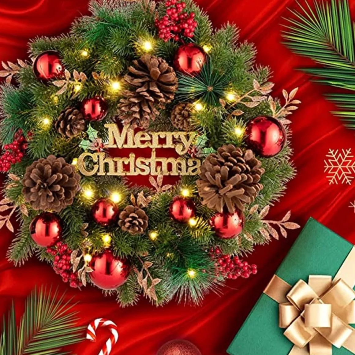 * Kerstkrans - Christmas Decoration Shop