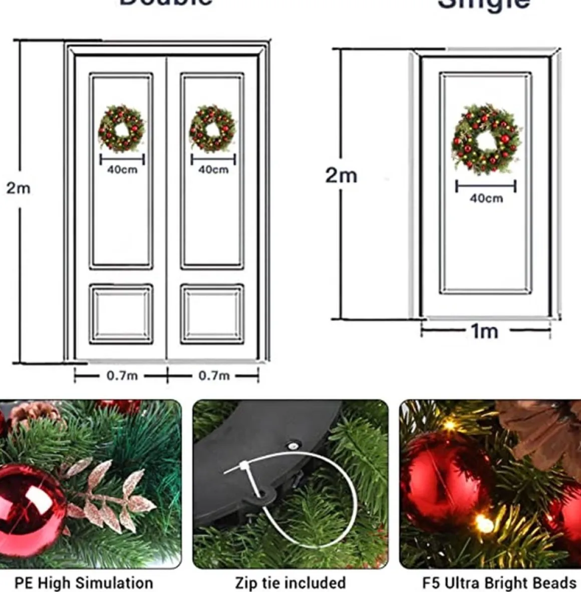 * Kerstkrans - Christmas Decoration Shop