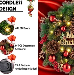 * Kerstkrans - Christmas Decoration Shop