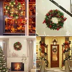 * Kerstkrans - Christmas Decoration Shop