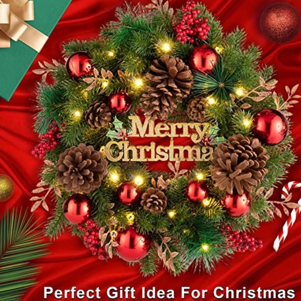 * Kerstkrans - Christmas Decoration Shop