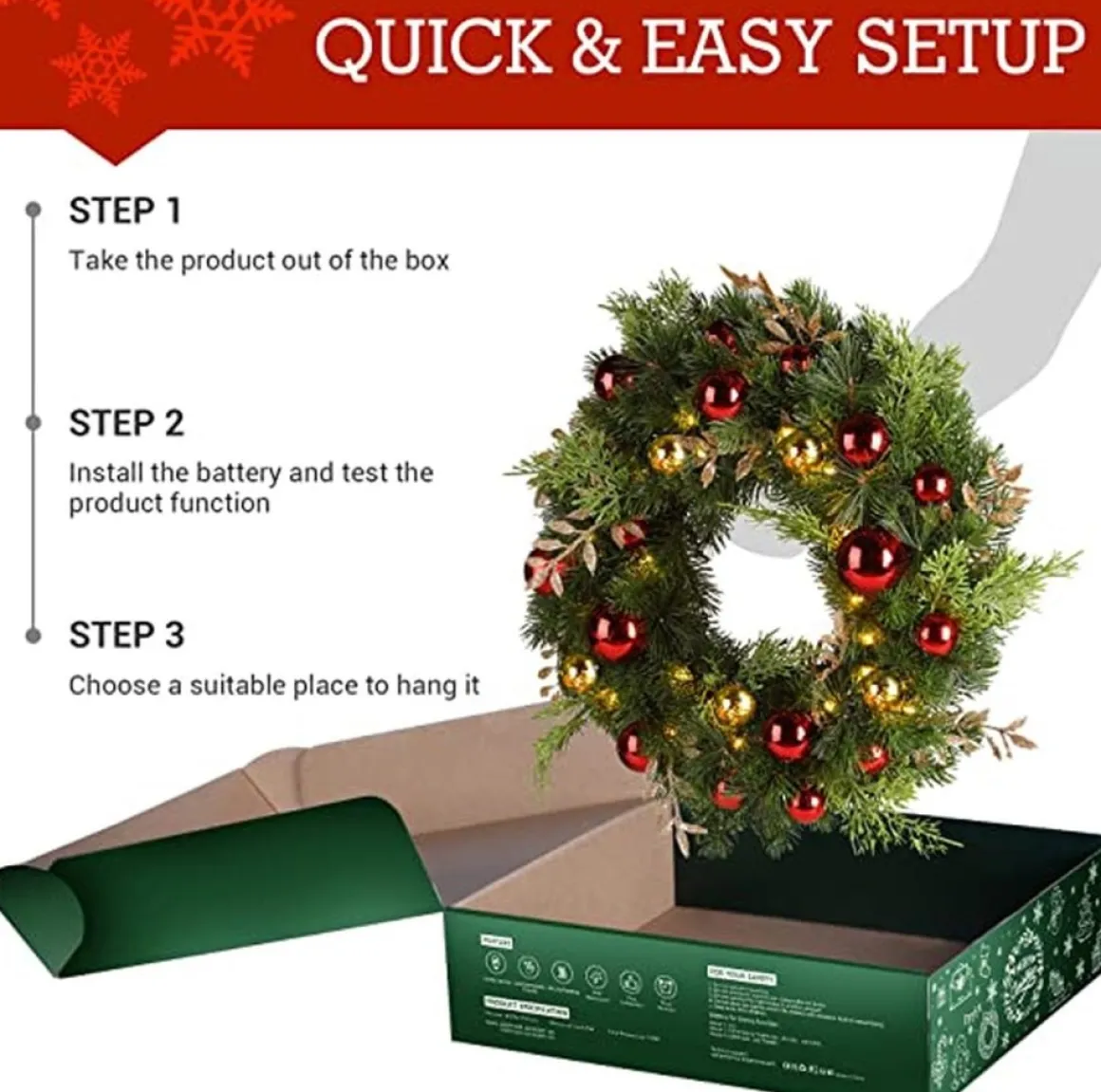 * Kerstkrans - Christmas Decoration Discount