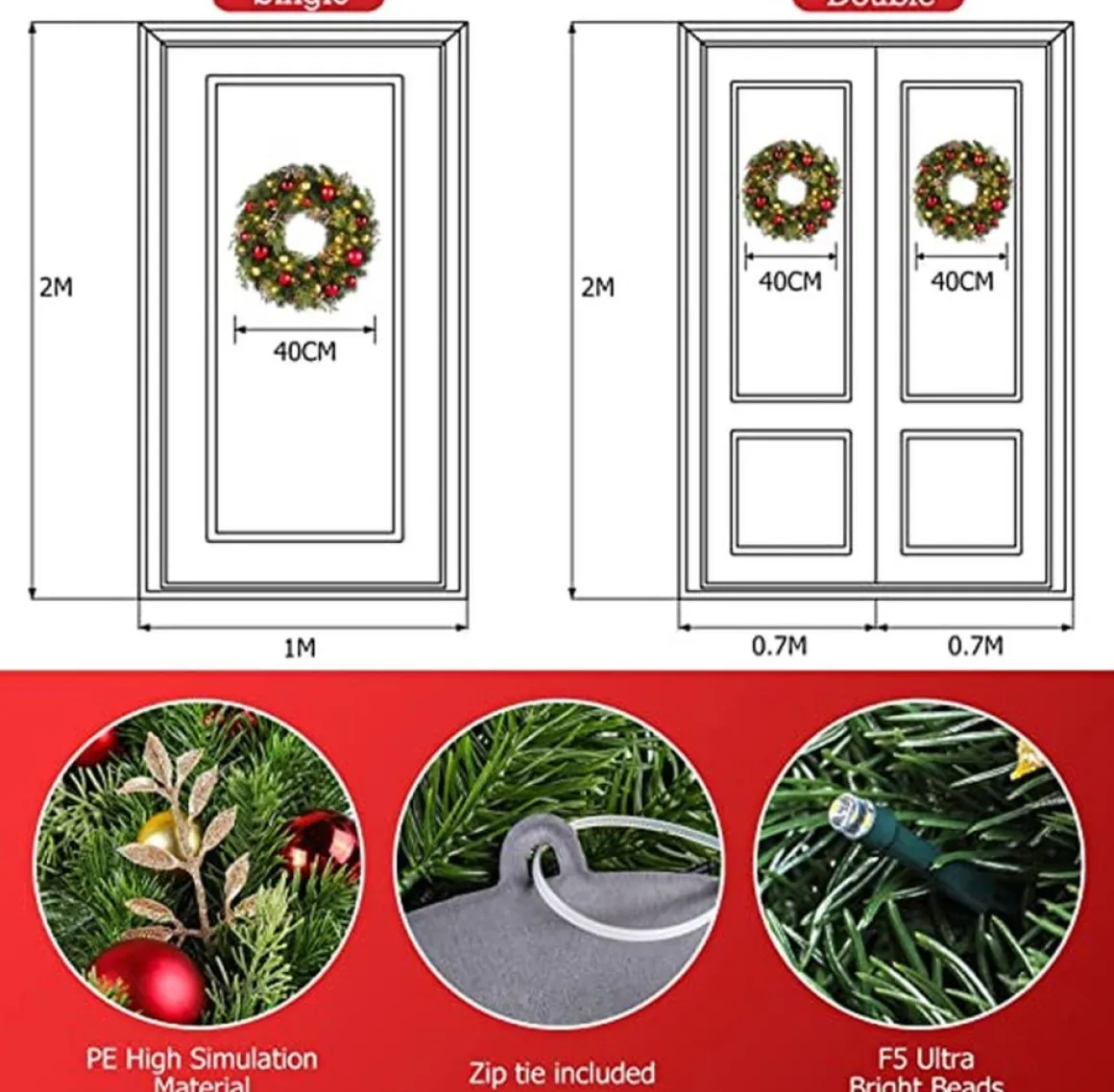 * Kerstkrans - Christmas Decoration Discount