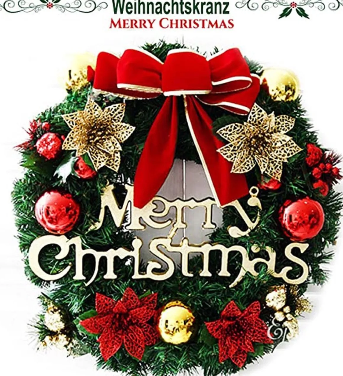 * Kerstkrans - Christmas Decoration Cheap