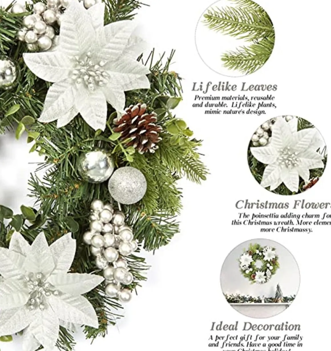 * Kerstkrans - Christmas Decoration Shop