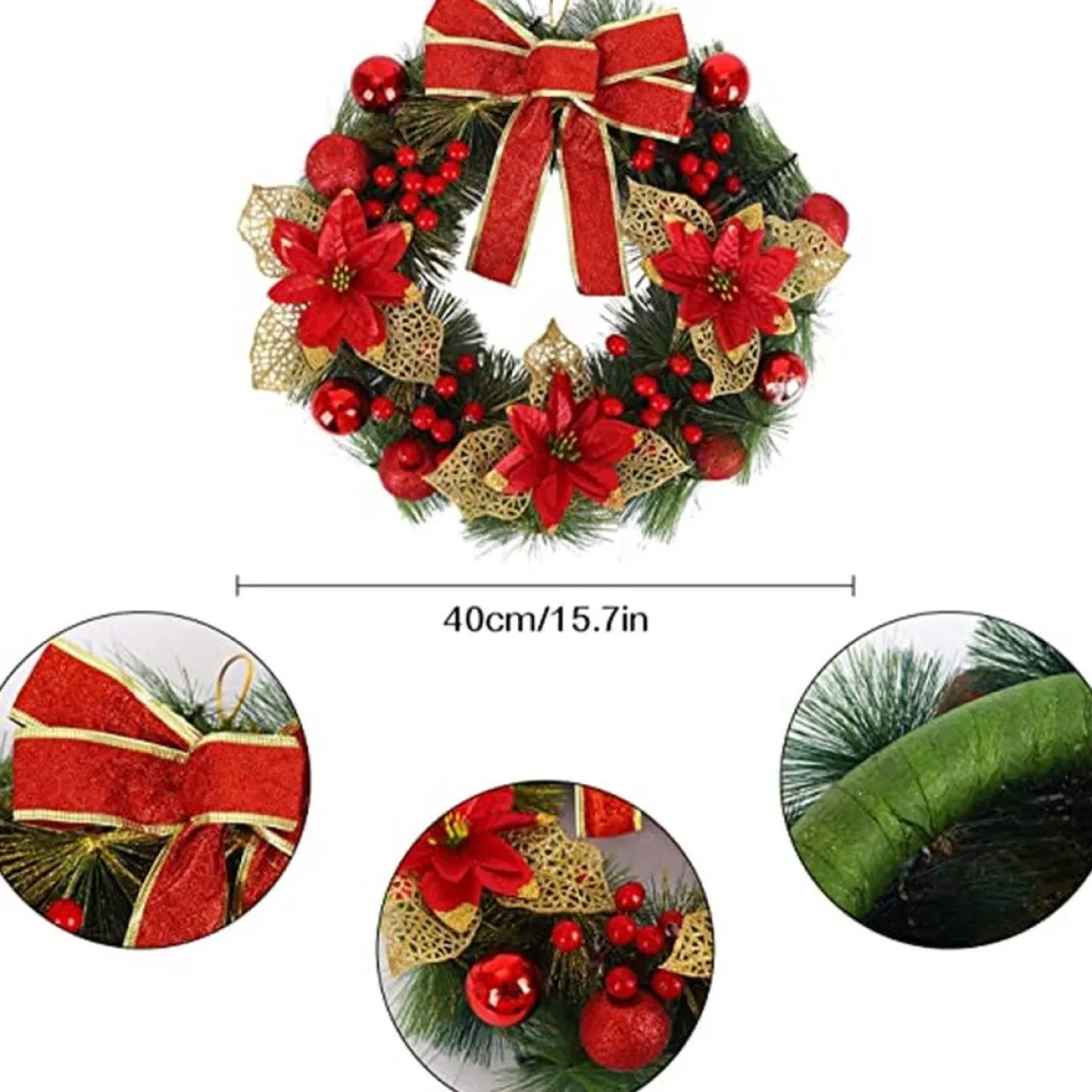 * Kerstkrans - Christmas Decoration Shop