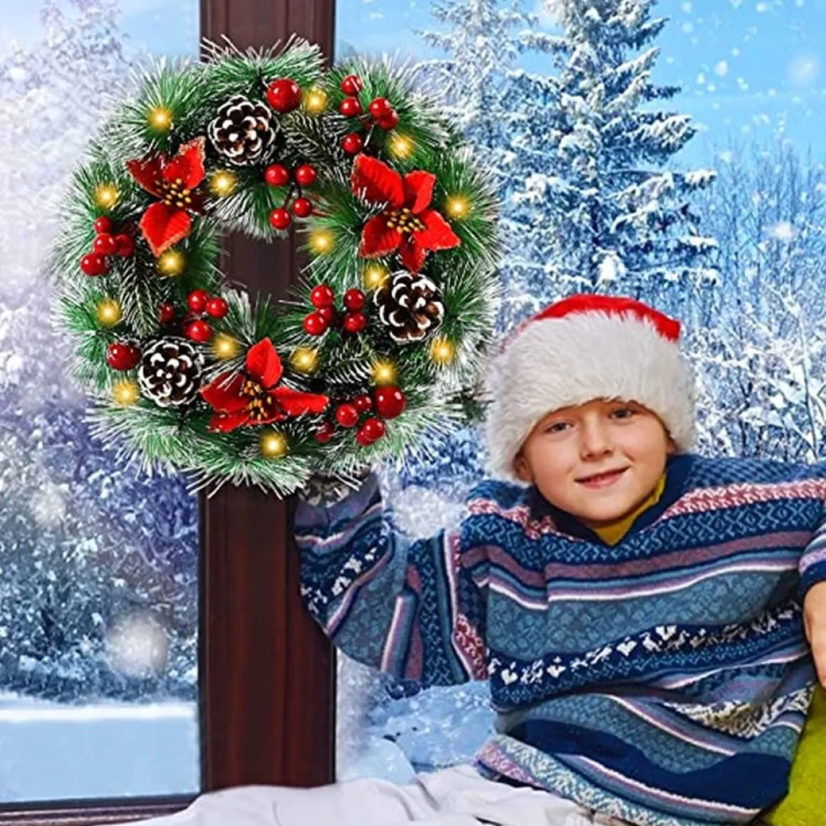 * Kerstkrans - Christmas Decoration Best