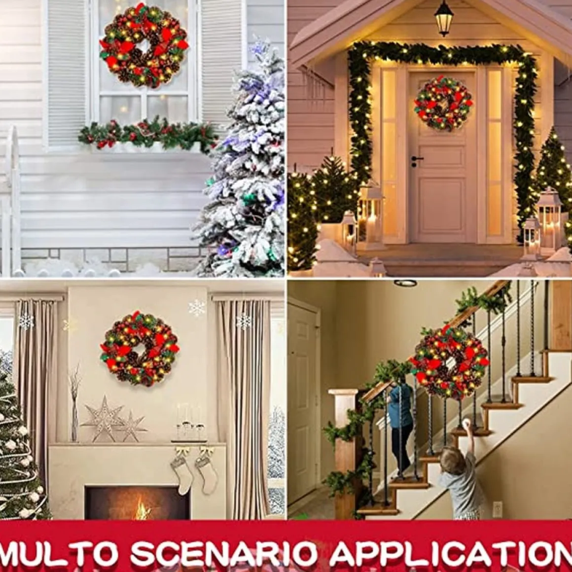 * Kerstkrans - Christmas Decoration Cheap