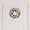 Decoris Kerstkrans/Dennenkrans - Groen - Roze Decoratie - D50 Cm - Kerstkransen Sale