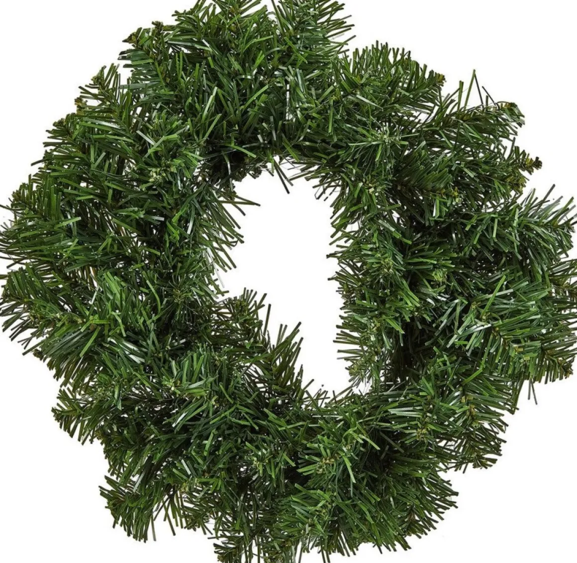 Decoris Kerstkrans/Dennenkrans Groen 35 Cm - Dennenkransen/Deurkransen Kerstversiering Store
