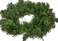 Decoris Kerstkrans/Dennenkrans Groen 35 Cm - Dennenkransen/Deurkransen Kerstversiering Store