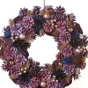 WDMT Kerstkrans - Gold Berry | O 40 Cm | Decoratieve En Goed Gevulde Kerstkans Gemaakt Van Natuurlijke Materialen | Samengesteld Met Rode En Gouden Details | Goud Clearance