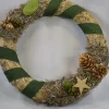 * Kerstkrans, Krans, 100% Natuurlijke Materialen, O , Groen/Bruin 40 Cm Best Sale