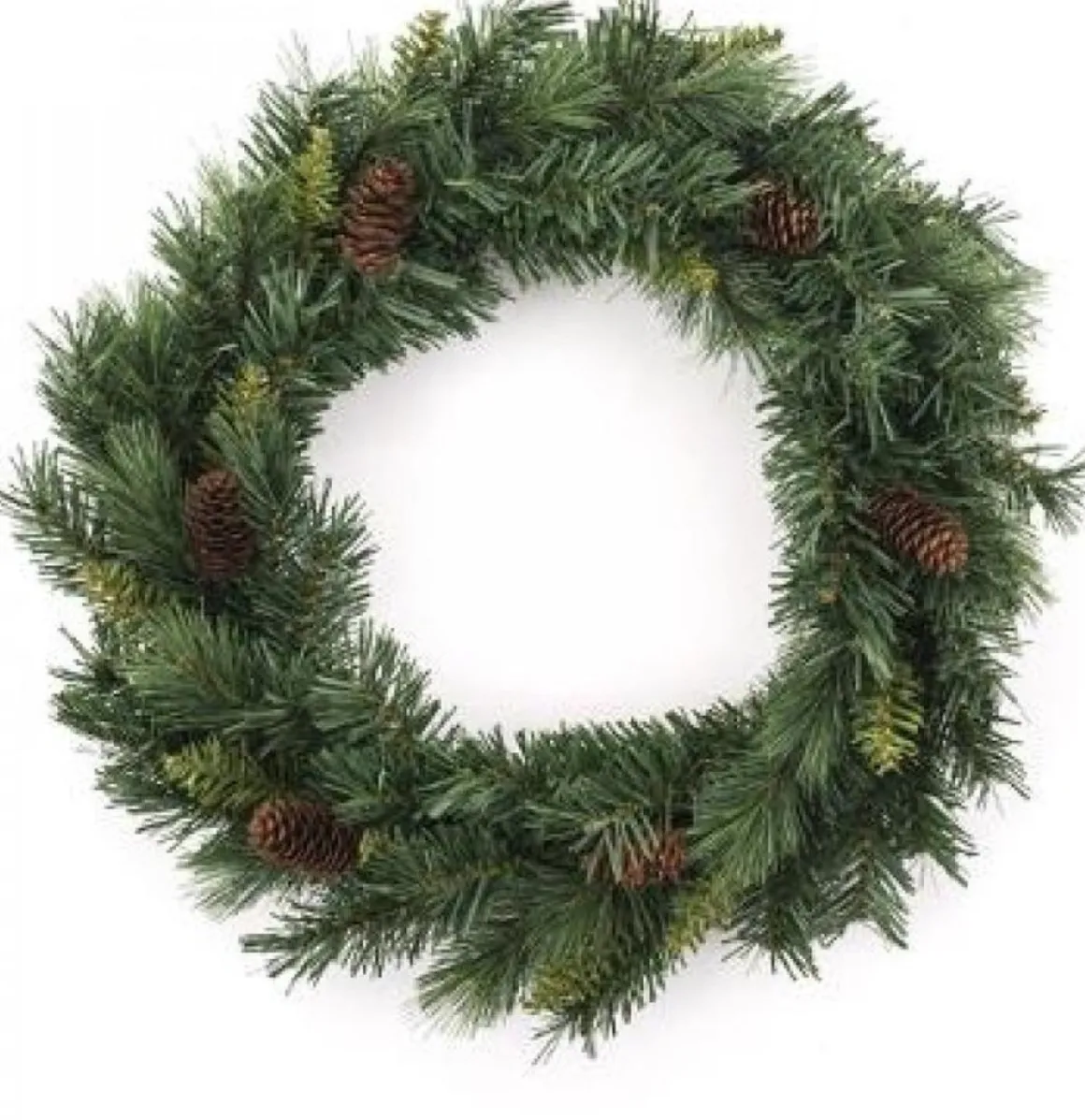 Fééric Lights and Christmas® Kerstkrans Met Dennenappels 40Cm - Mooie Winter Deurkrans Cheap