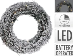 Zonder merk Kerstkrans Met Led Verlichting Rond 30Cm Cheap